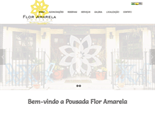 Tablet Screenshot of pousadafloramarela.com.br